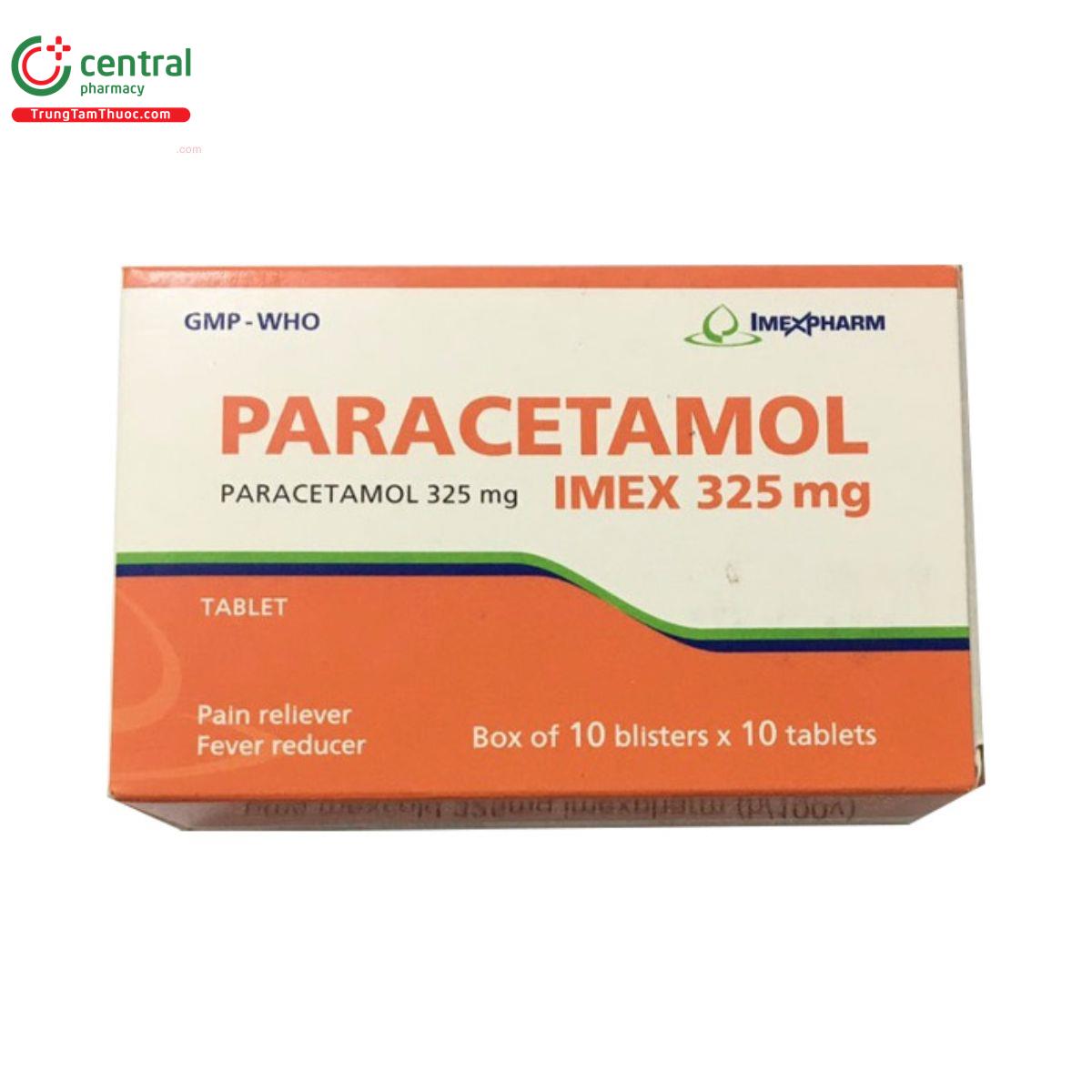 paracetamol imex 325mg 2 M5610