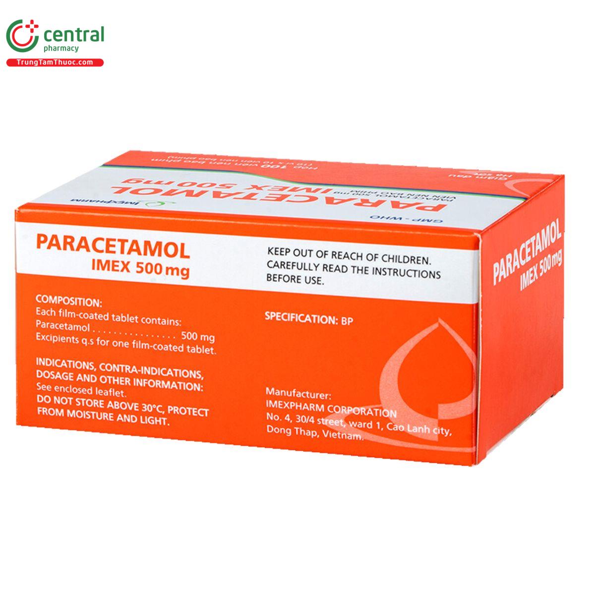 paracetamol imex 500mg 5 K4402