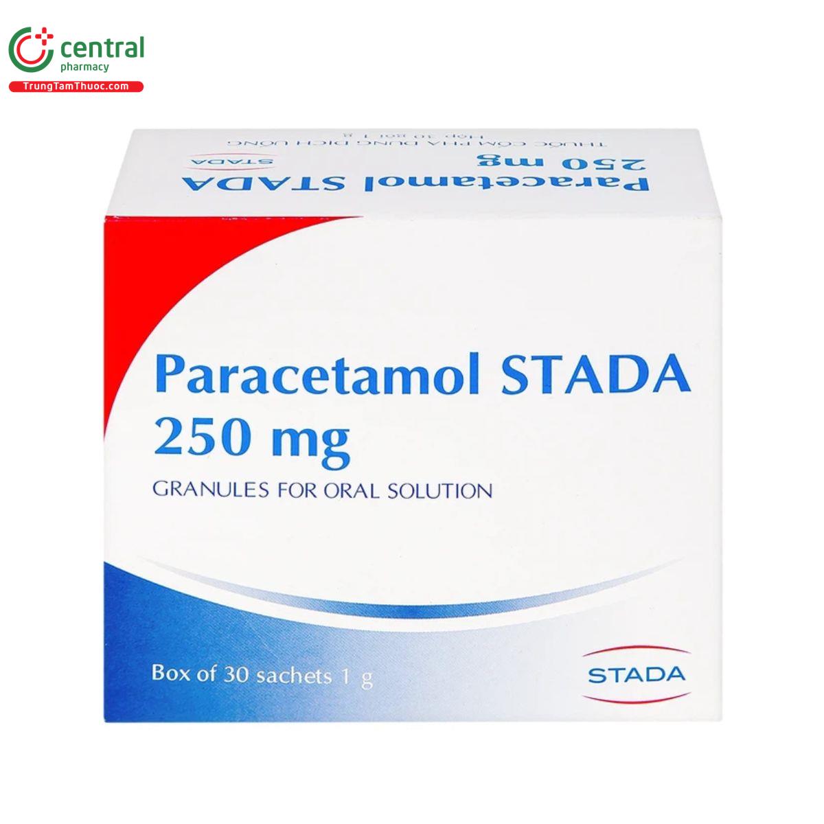 paracetamol stada 250mg 2 U8620