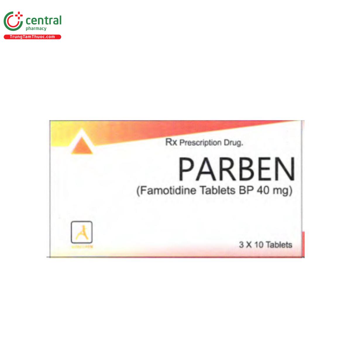 parben 40mg 2 E1170