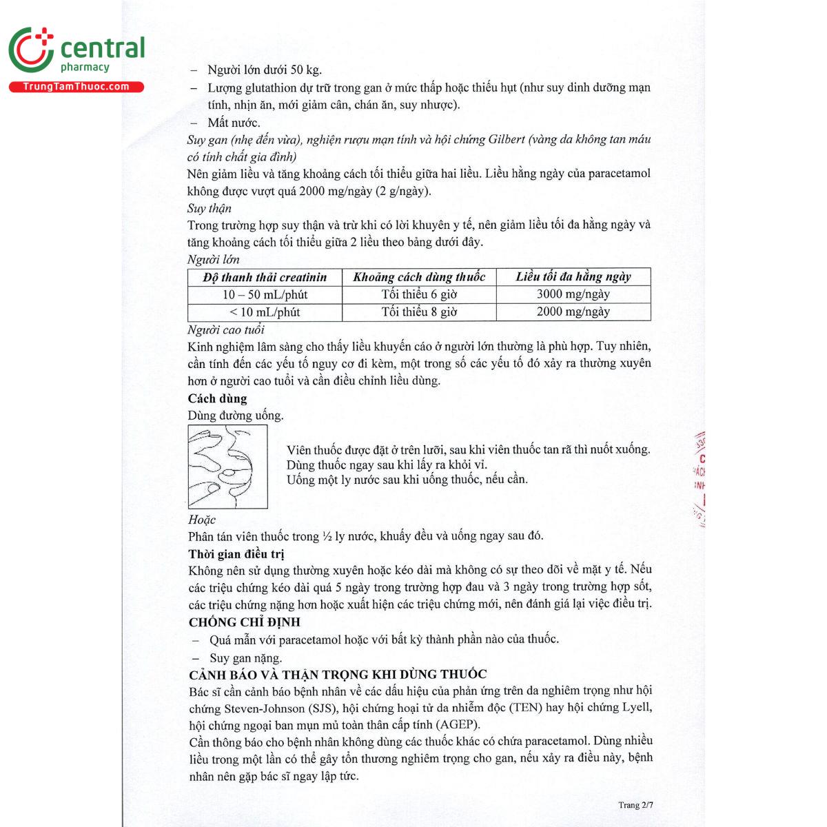 parcamol 500 odt 4 J3054