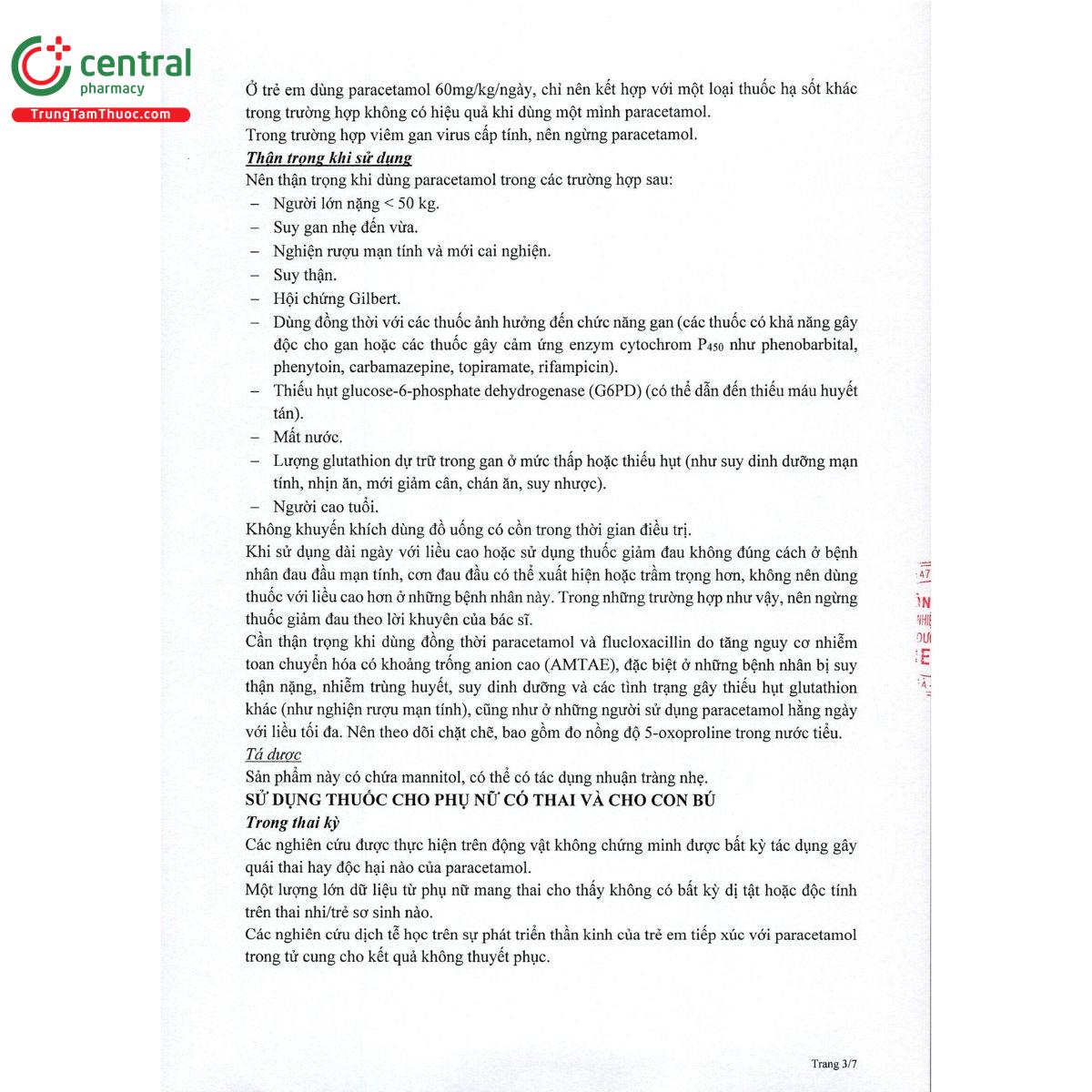 parcamol 500 odt 5 C1327