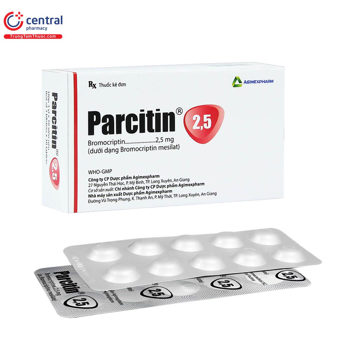 [CHÍNH HÃNG] Thuốc Parcitin 25 điều trị hội chứng Parkinson
