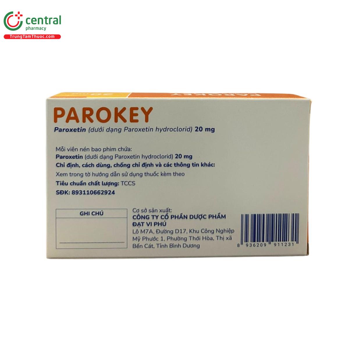 parokey 20mg 3 Q6106