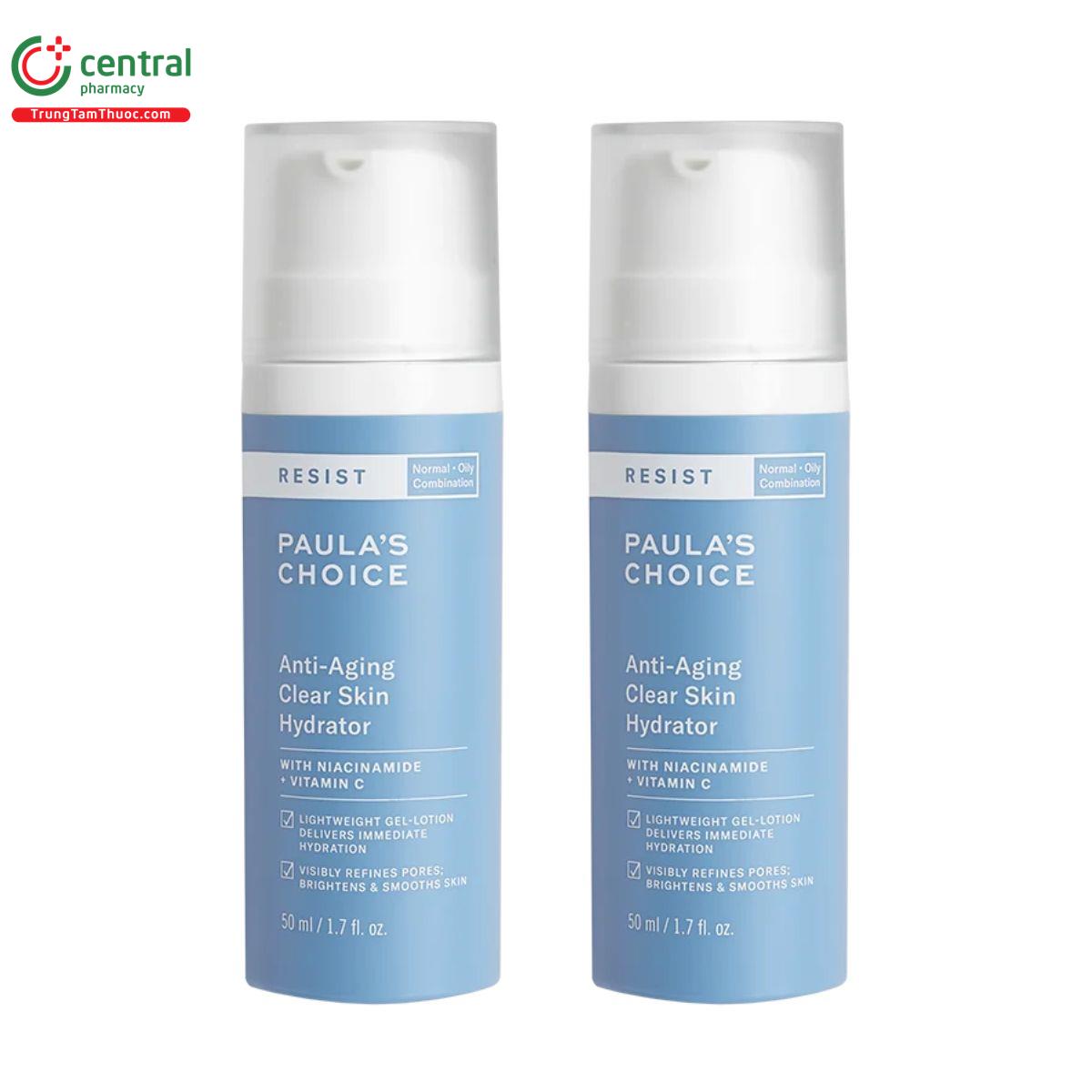 paulas choice resist anti aging clear skin hydrator 2 L4850 paulas choice resist anti aging clear skin hydrator 2 L4850