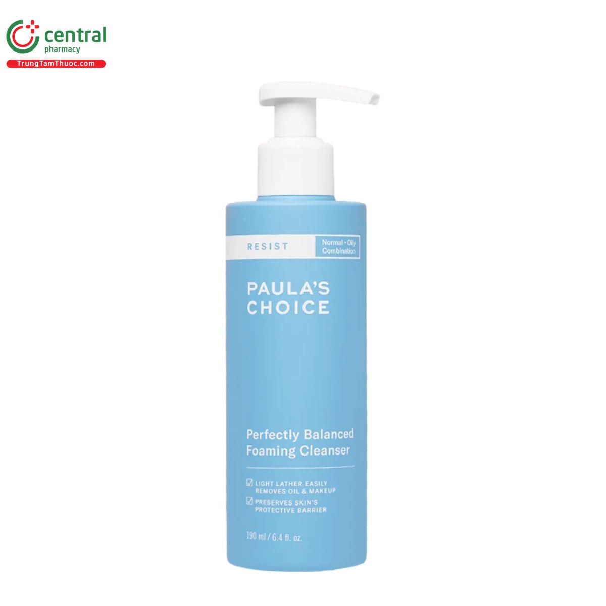 paulas choice resist perfectly balanced foaming cleanser 1 H3818 paulas choice resist perfectly balanced foaming cleanser 1 H3818