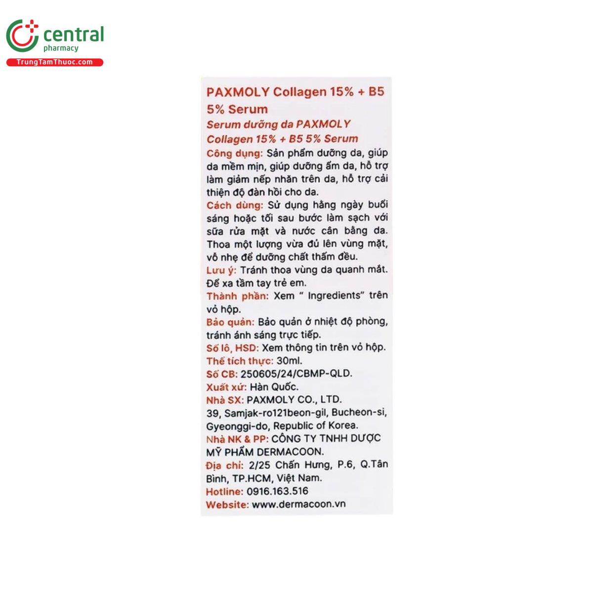 pax moly collagen 15 b5 5 serum 8 M5723