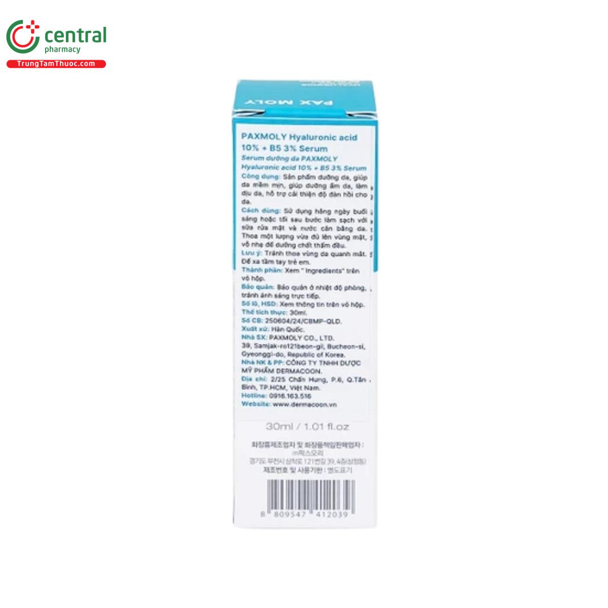 pax moly hyaluronic acid 10 b5 3 serum 10 U8517