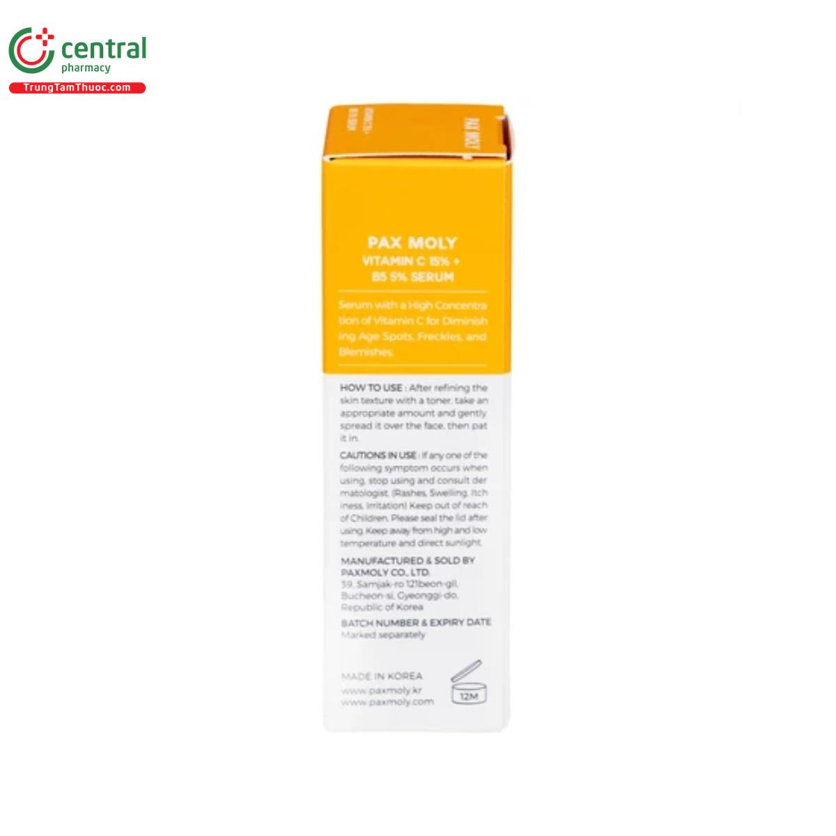 pax moly vitamin c 15 b5 5 serum 10 P6228