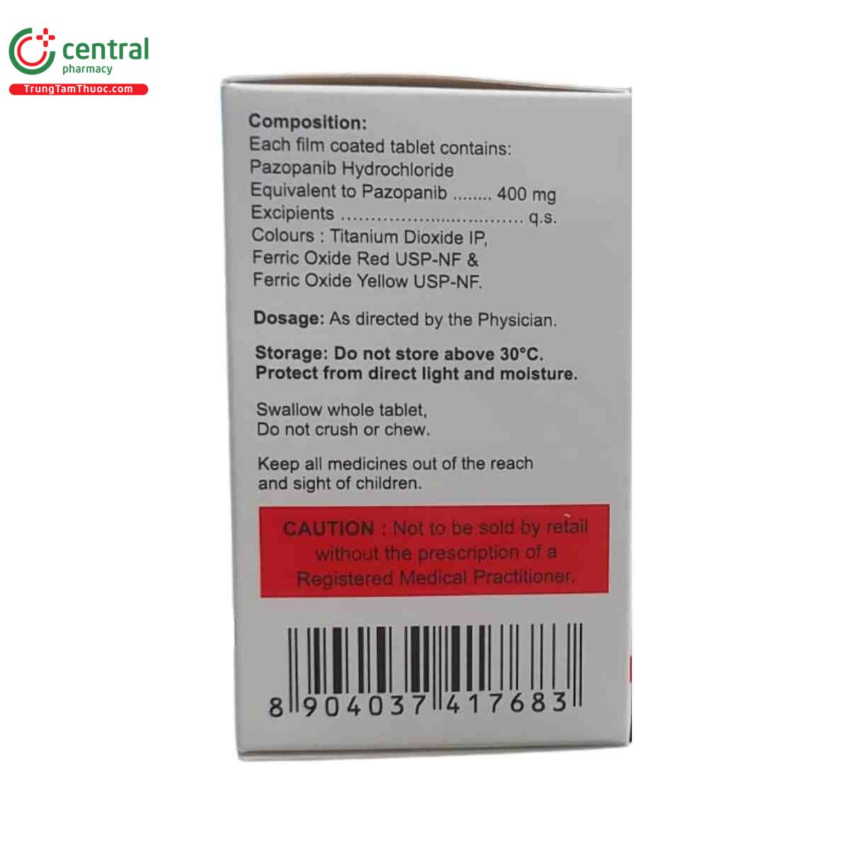 pazonat 400mg 7 G2252