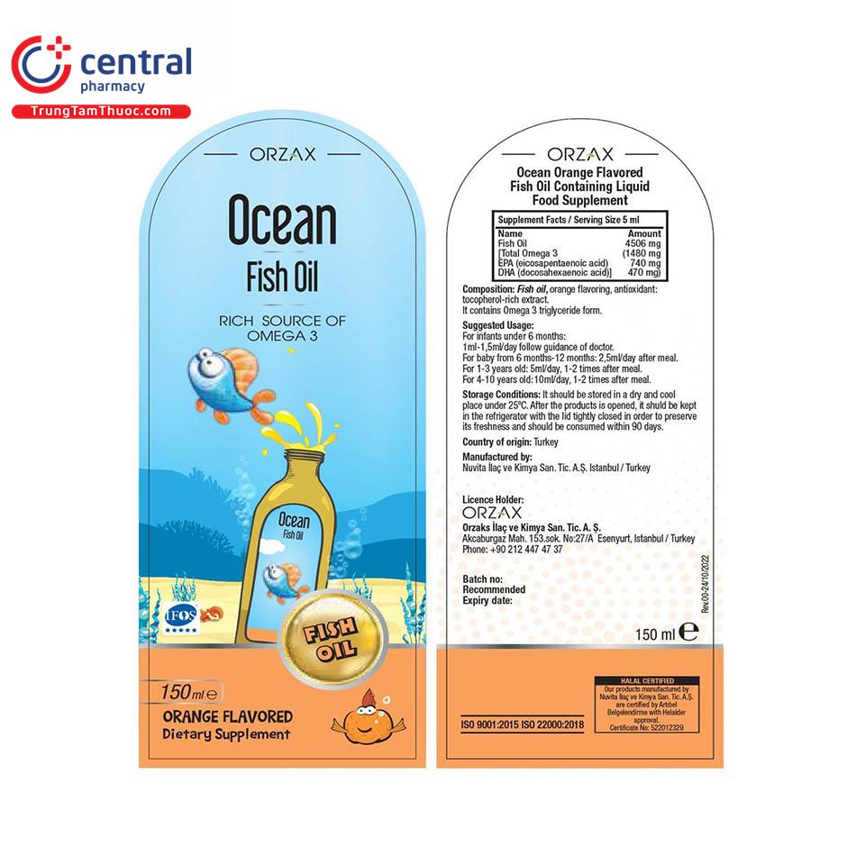 pcb ocean fish oil 5 V8160