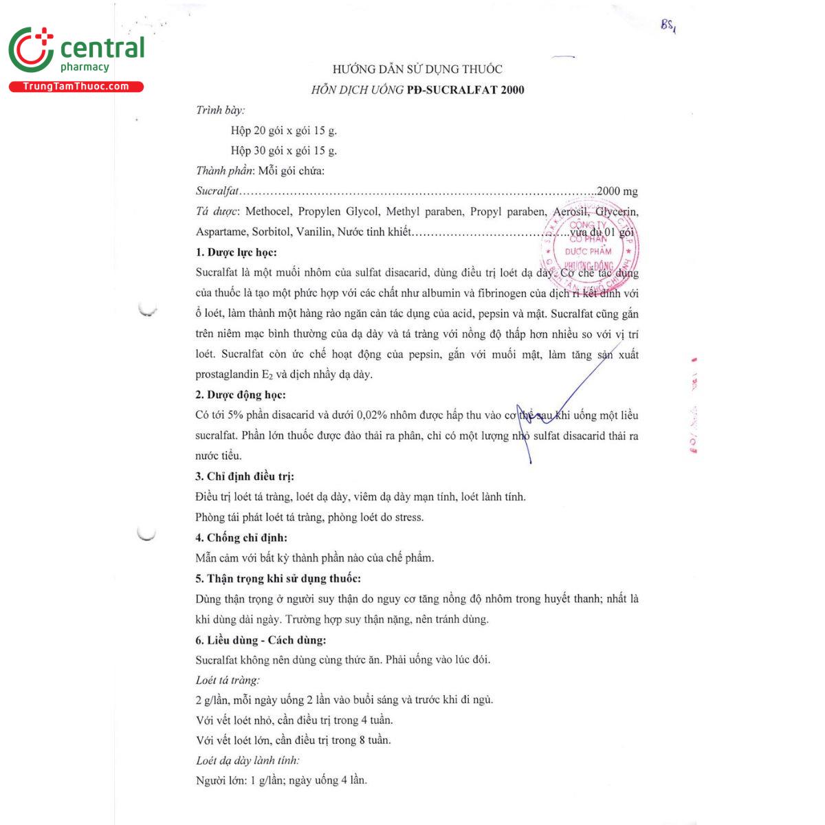 pd sucralfat 2000 4 Q6268 pd sucralfat 2000 4 Q6268