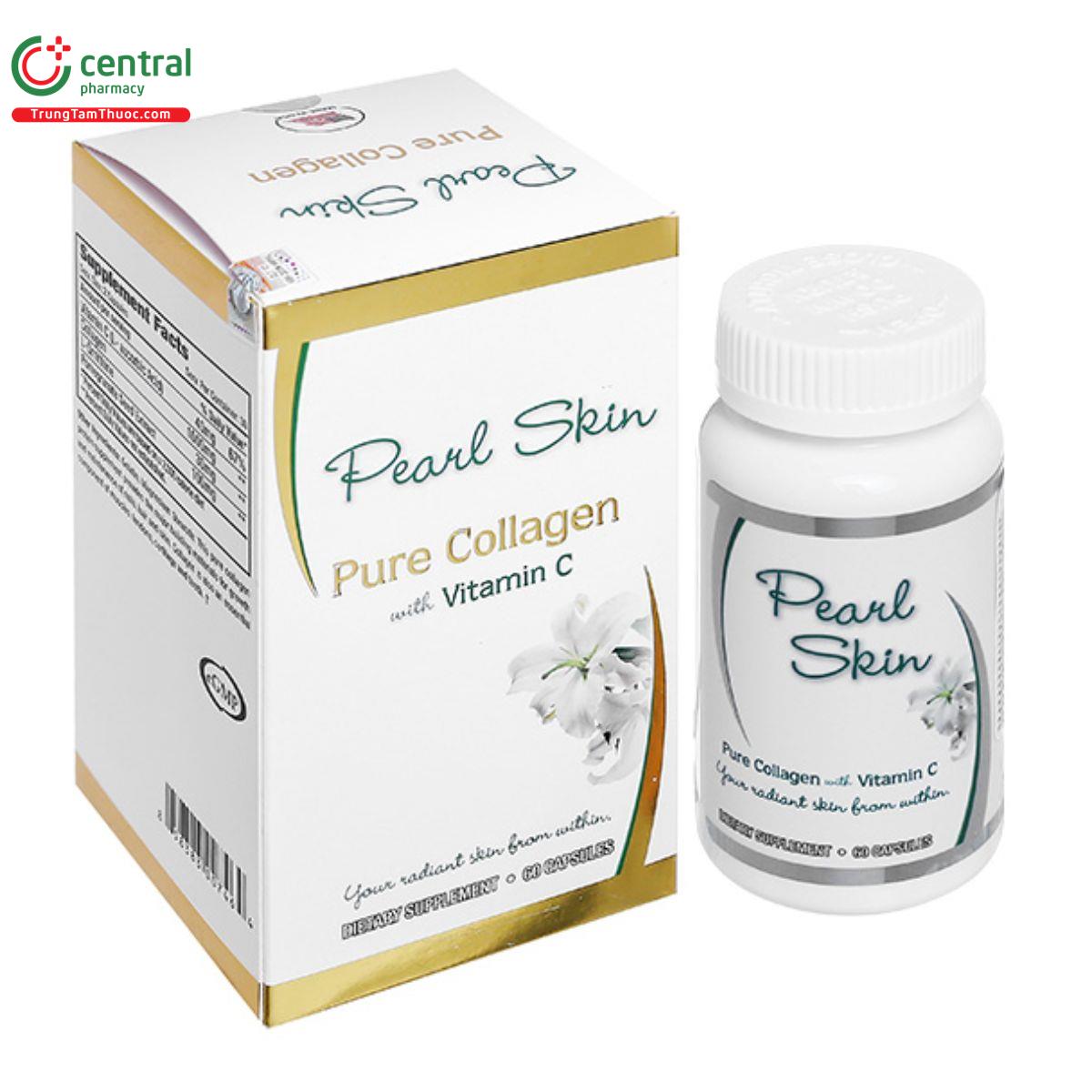 pearl skin pure collagen with vitamin c 1 K4707