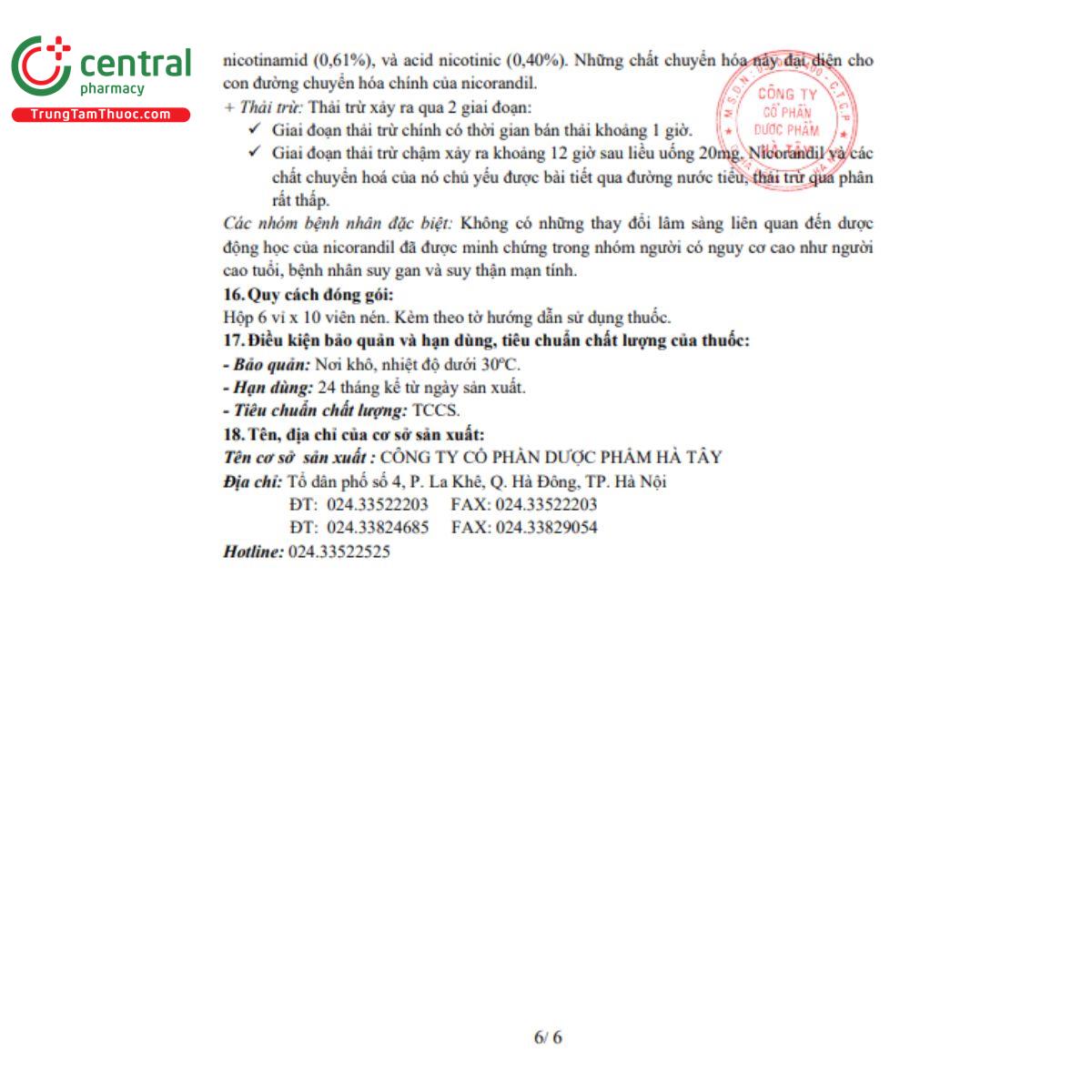 pecrandil 20mg 8 D1633 pecrandil 20mg 8 D1633