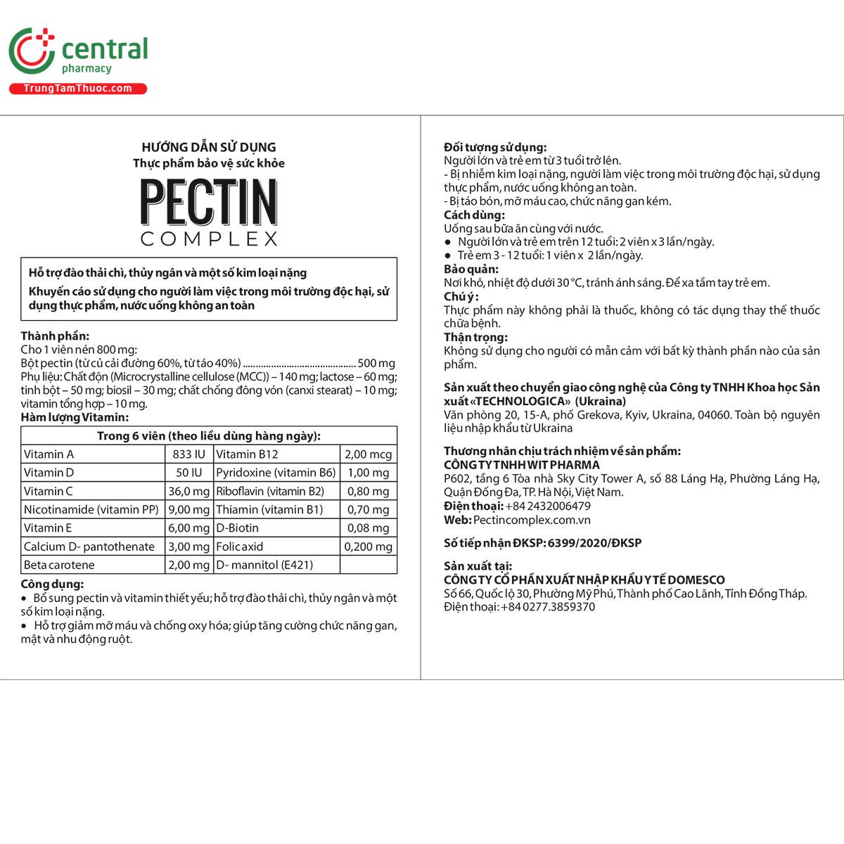 pectin complex 4 M5527