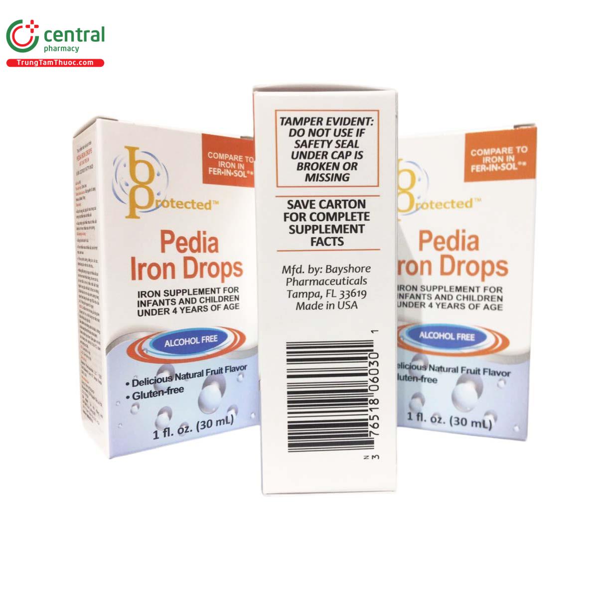 pedia iron drops 12 B0355