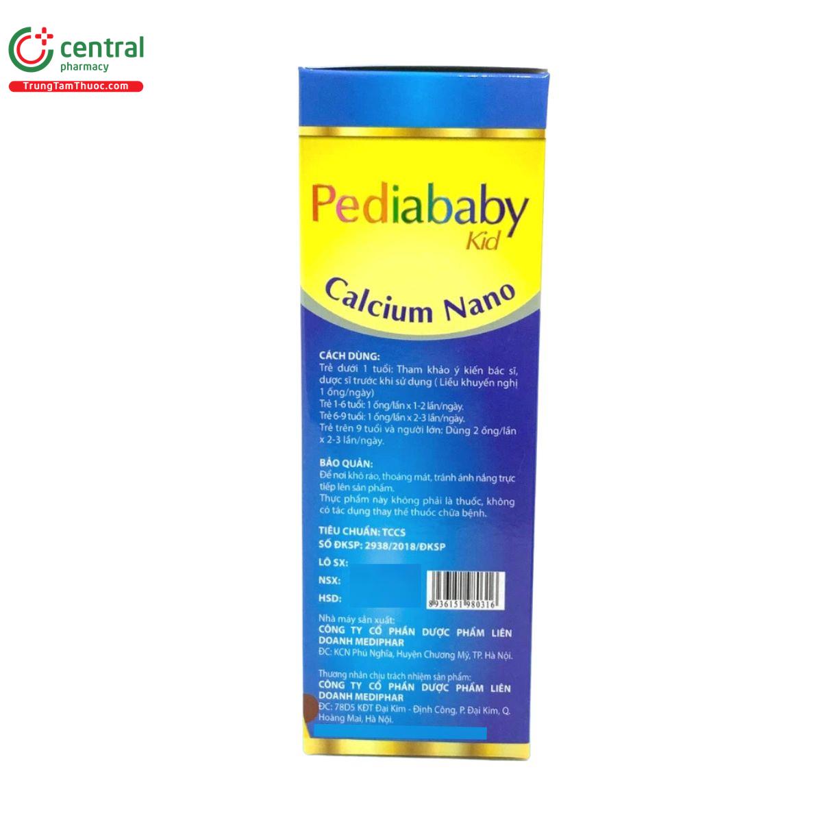 pediababy kid calcium nano gold 9 N5710