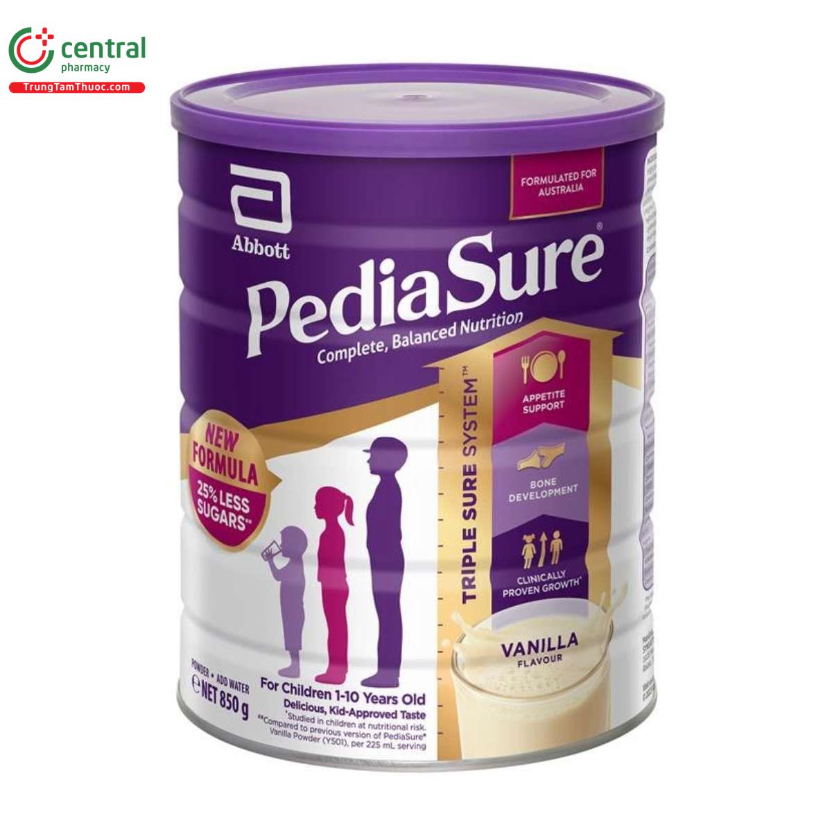 pediasure vanilla new formula 850g 2 K4428