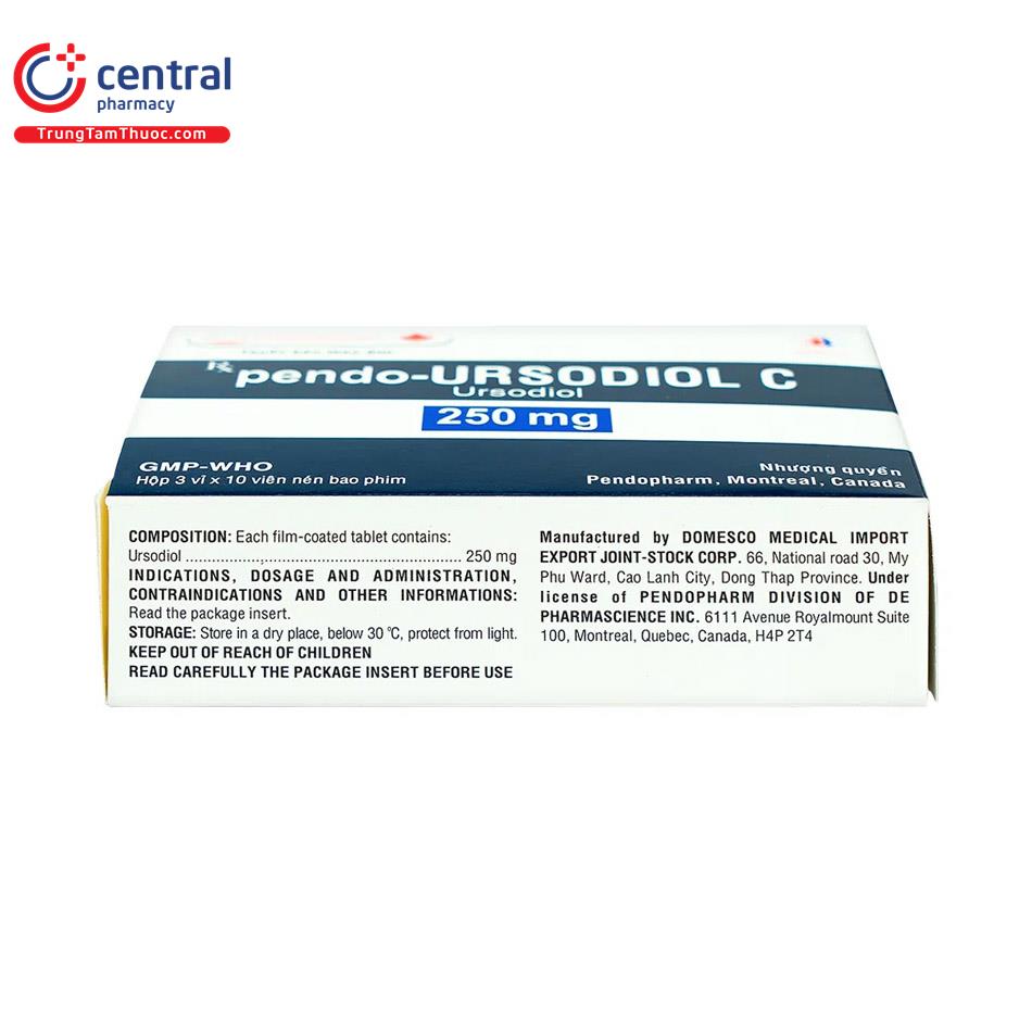 pendo ursodiol c 250mg 1 F2233