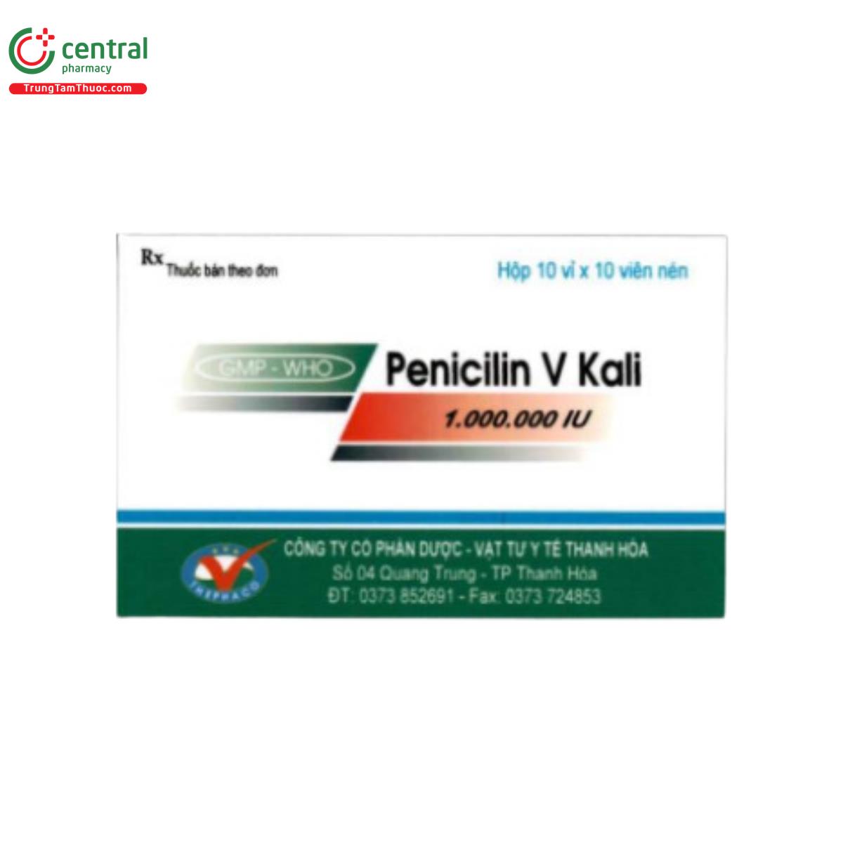 penicilin v kali 1000000 iu thephaco 4 L4222