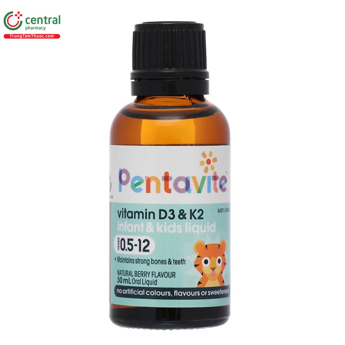 pentavite vitamin d3 k2 infant and kids liquid 11 R7866