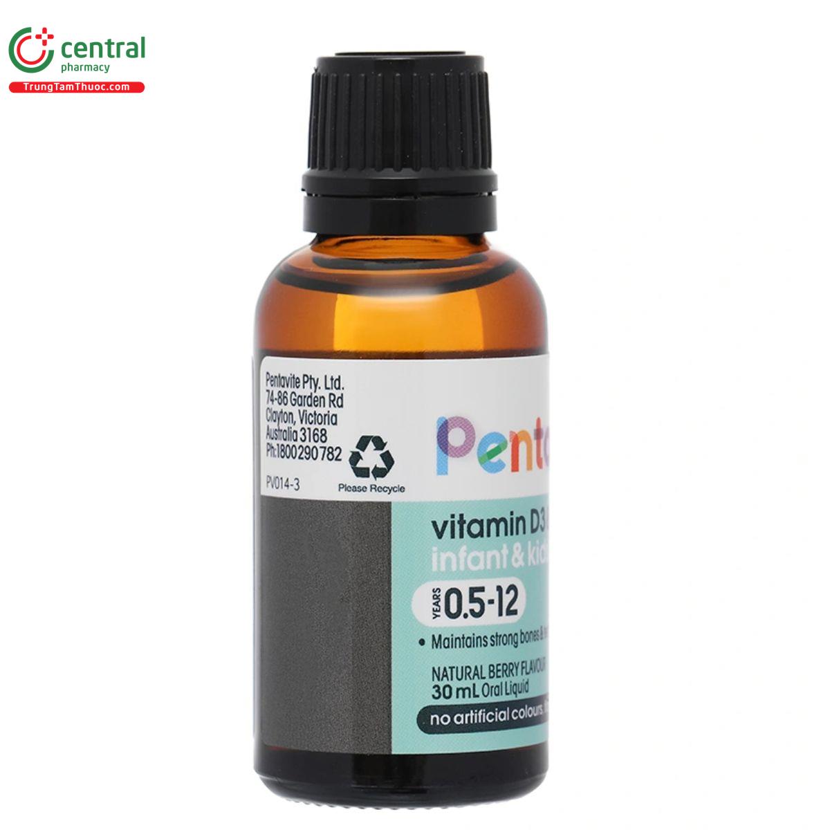 pentavite vitamin d3 k2 infant and kids liquid 13 J3241