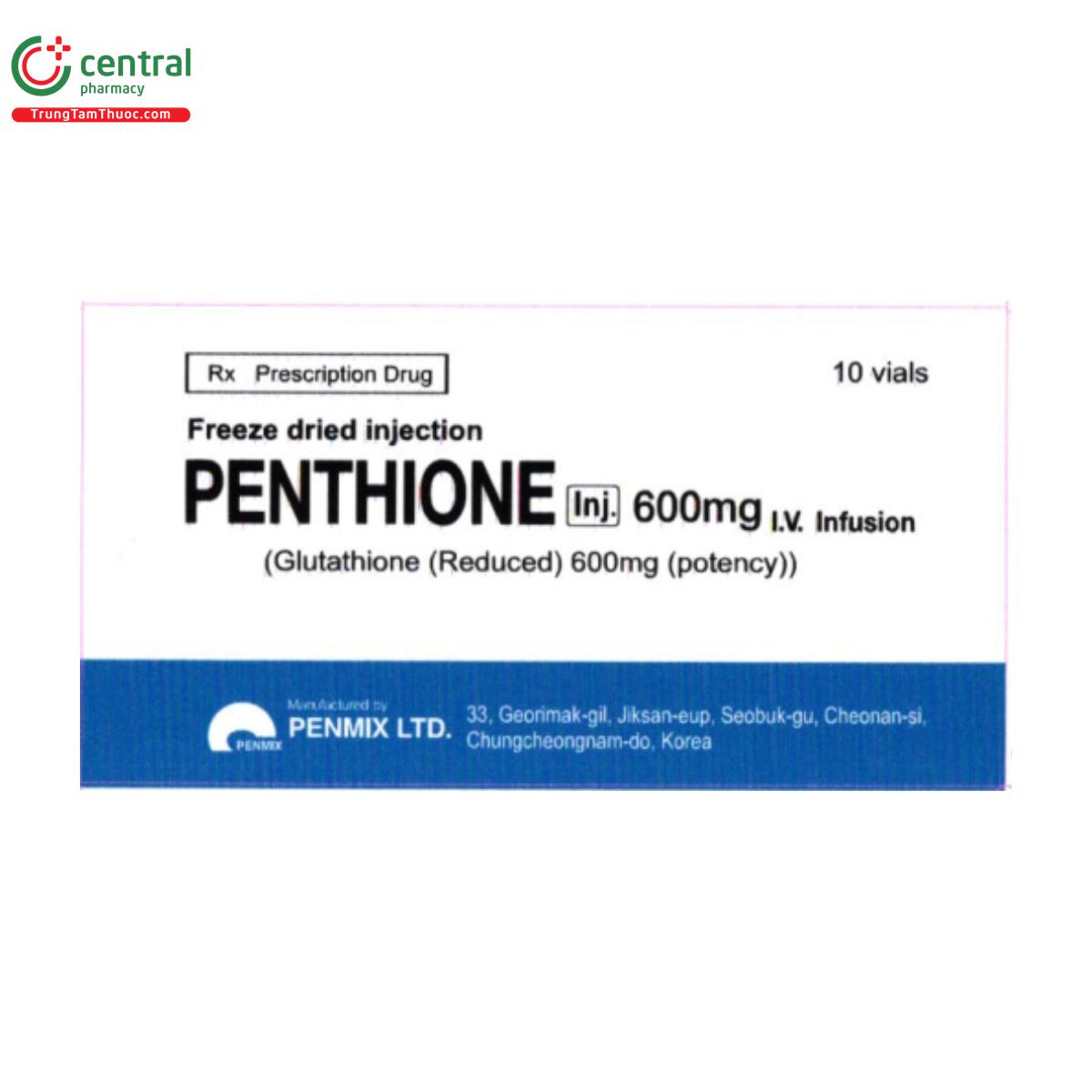 penthione for injection 600mg 1 K4781