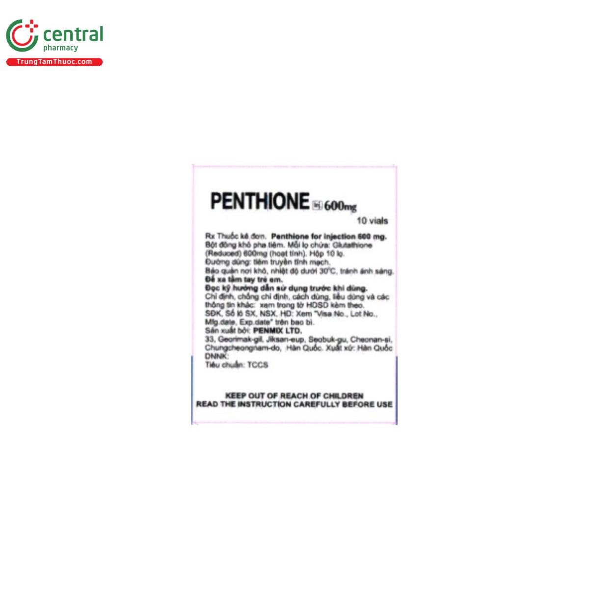 penthione for injection 600mg 2 U8175