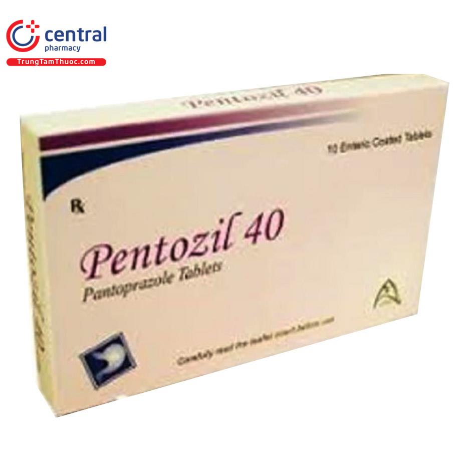 Thuốc Pentozil 40 (Pantoprazole 40mg) - điều trị viêm loét dạ dày