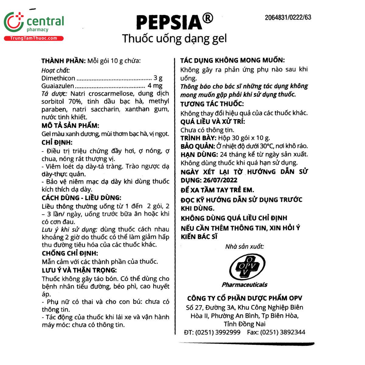 pepsia 8 H3504