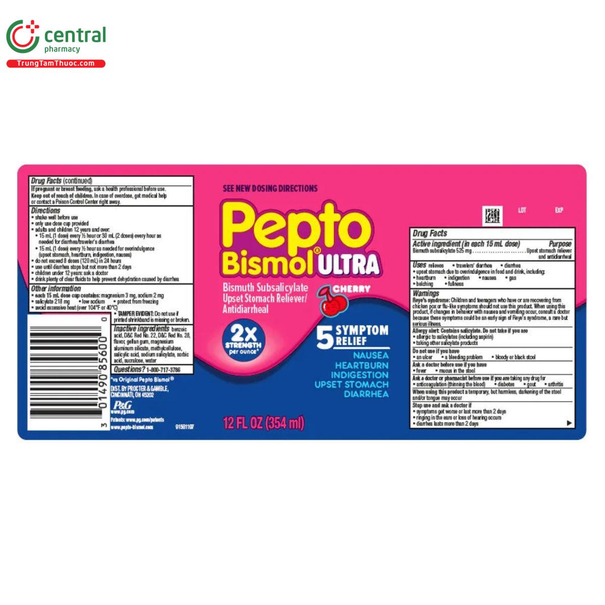 pepto bismol ultra 4 B0440