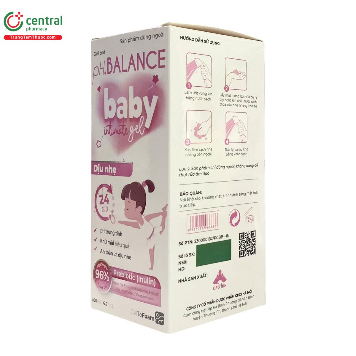 ph balance baby intimate gel 7 D1047