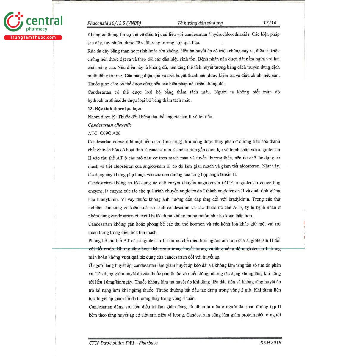 phacanzid 16 125 14 M5520 phacanzid 16 125 14 M5520