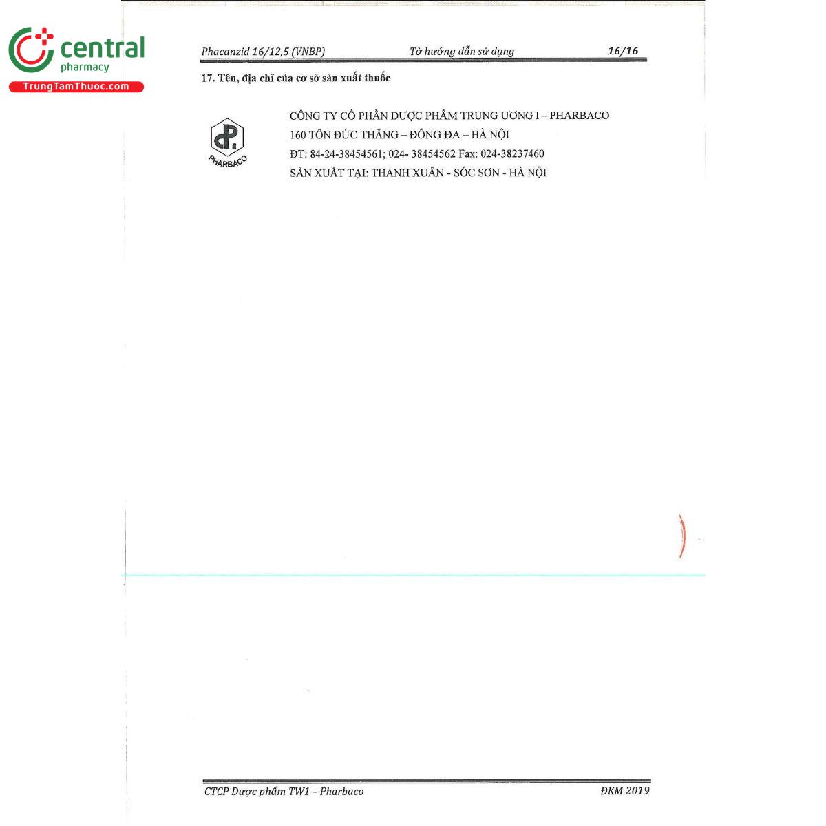 phacanzid 16 125 18 M4233 phacanzid 16 125 18 M4233