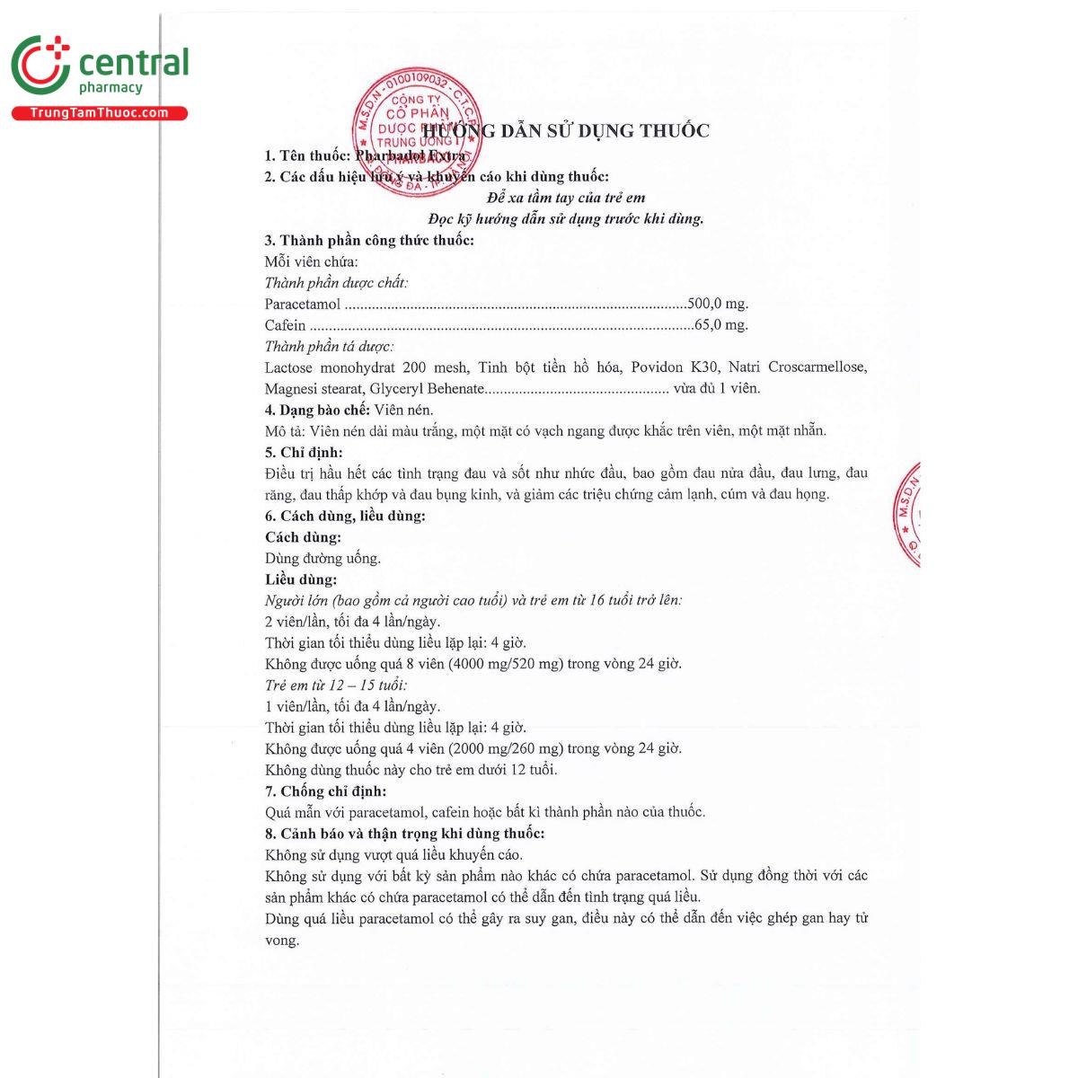 pharbadol extra 4 K4551