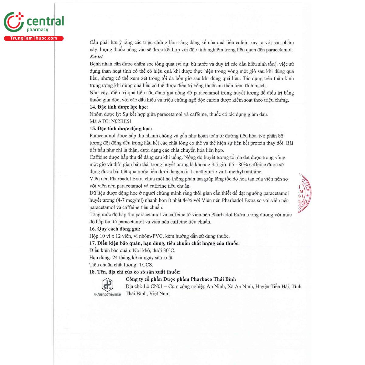 pharbadol extra 8 B0822