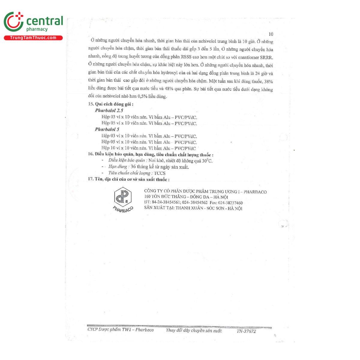 pharbalol 5 13 K4015