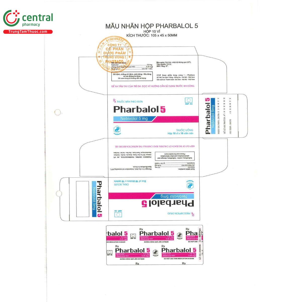 pharbalol 5 3 N5353