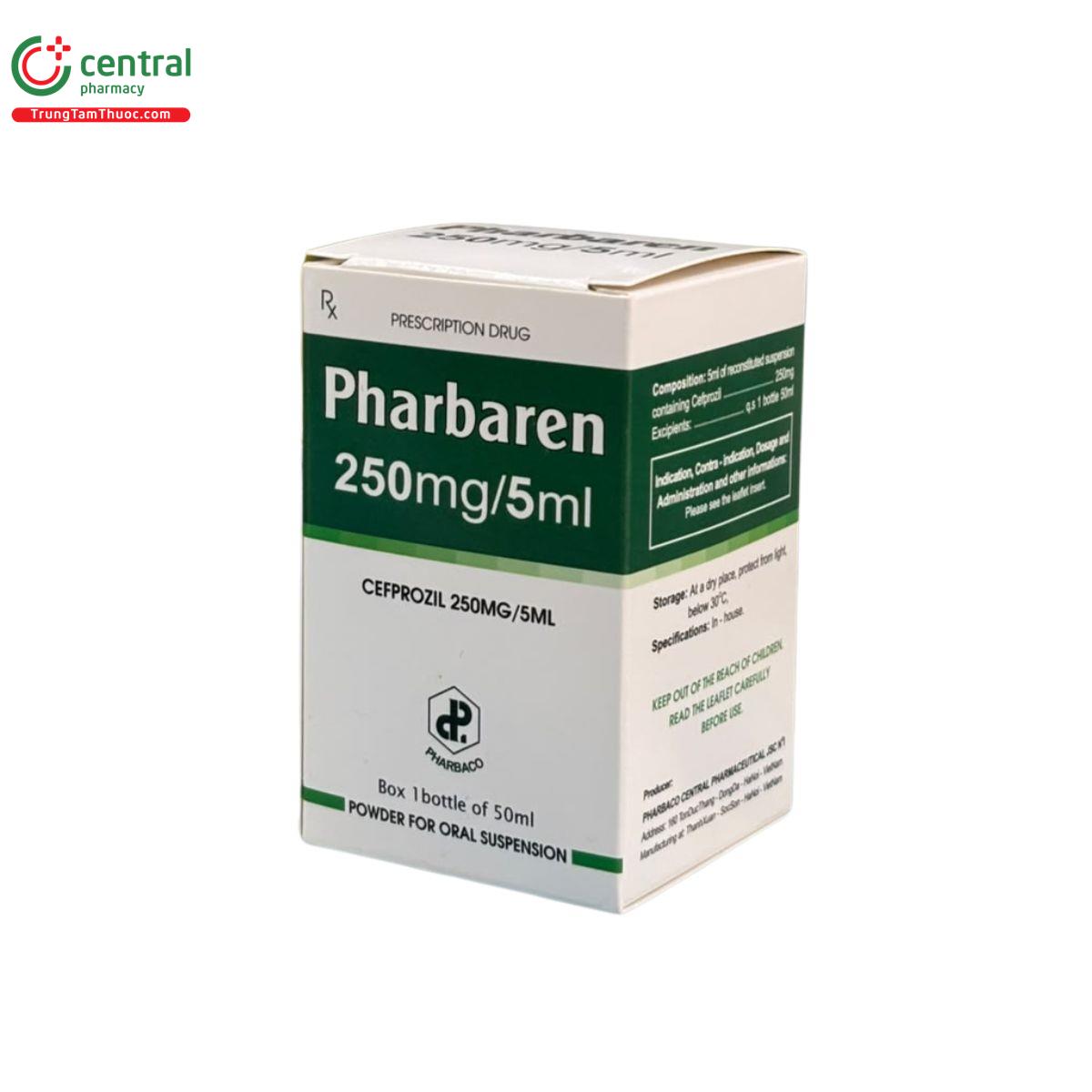 pharbaren 250mg5ml 8 H3083 pharbaren 250mg5ml 8 H3083
