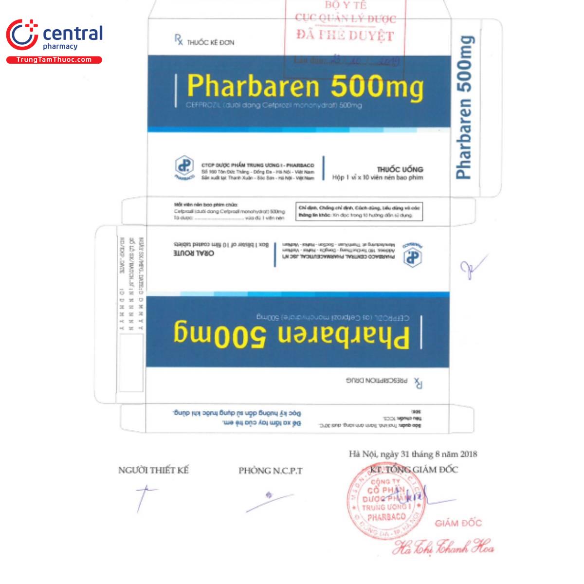 pharbaren 500mg 6 M5662