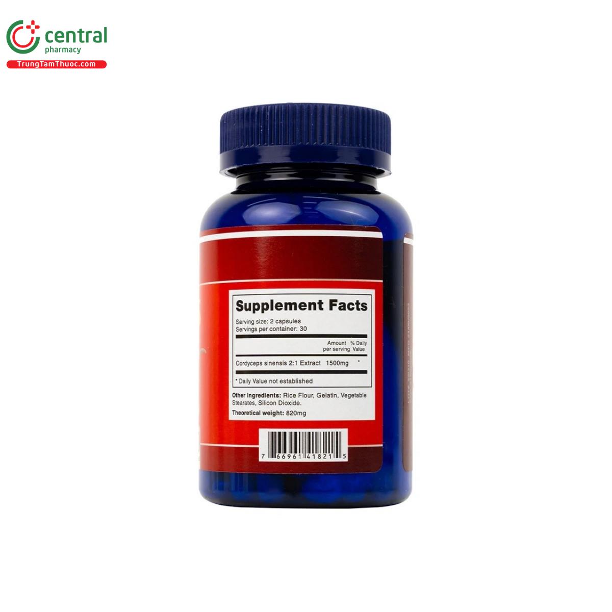 pharma world cordyceps 1500mg 10 F2370