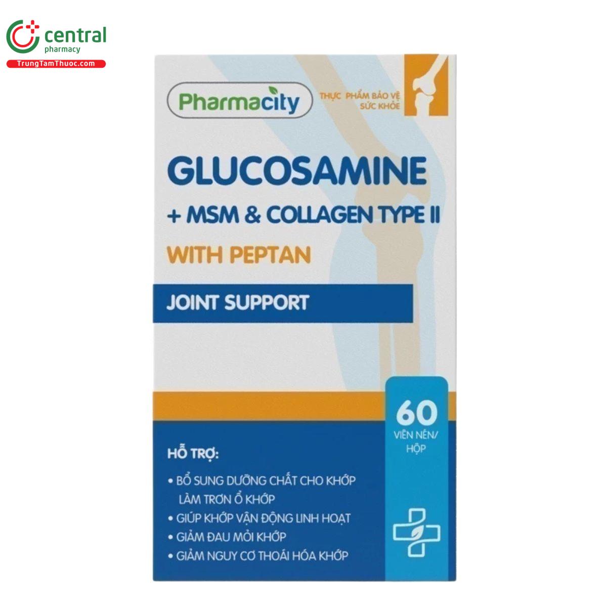 pharmacity glucosamine msm collagen type ii 2 B0815