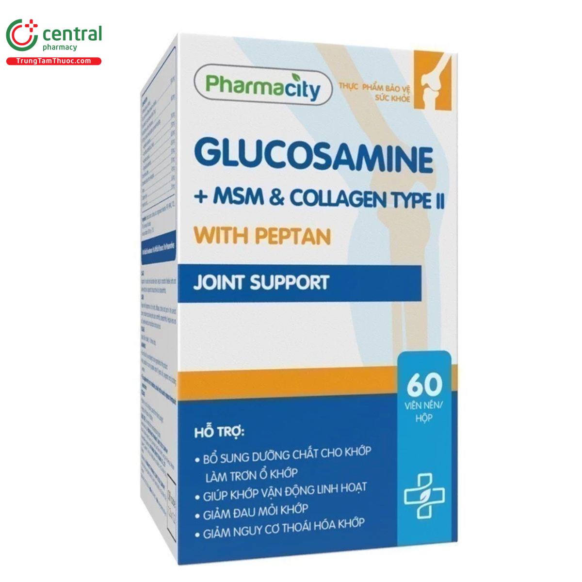pharmacity glucosamine msm collagen type ii 4 S7836