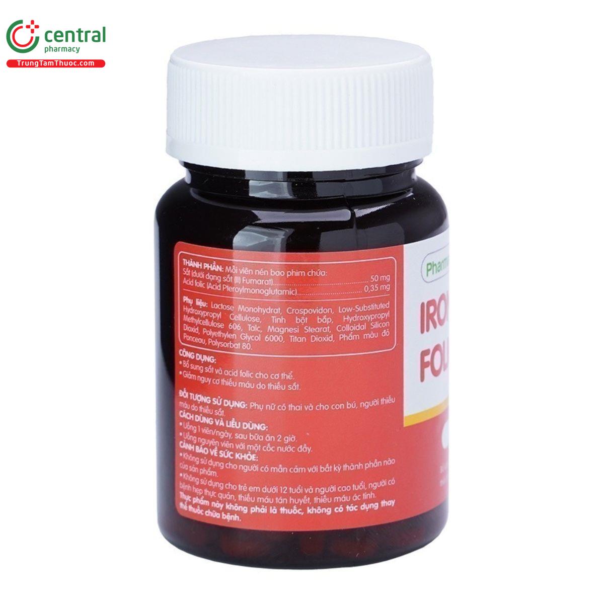 pharmacity iron folic acid 4 A0181
