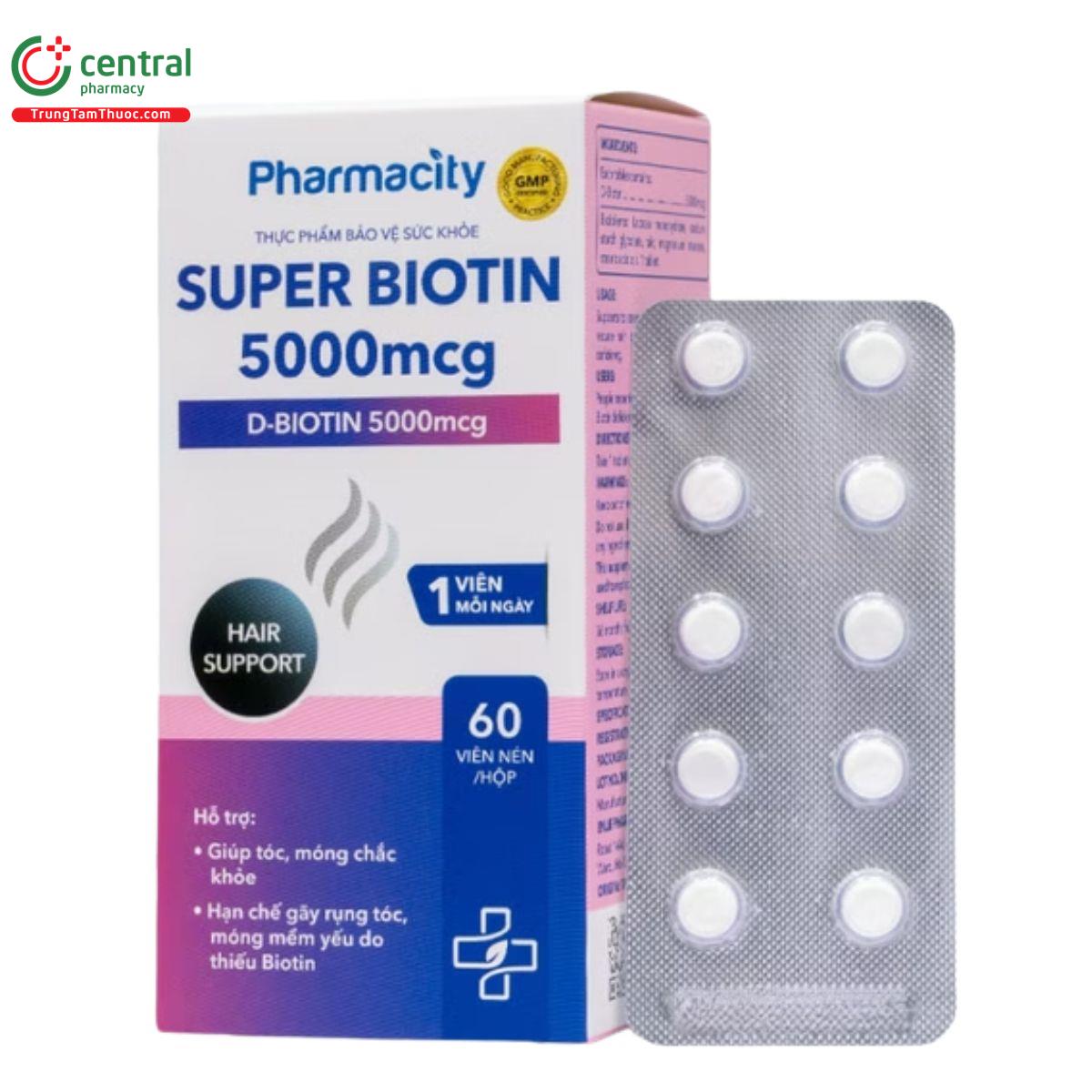 pharmacity super biotin 5000mcg 1 S7704