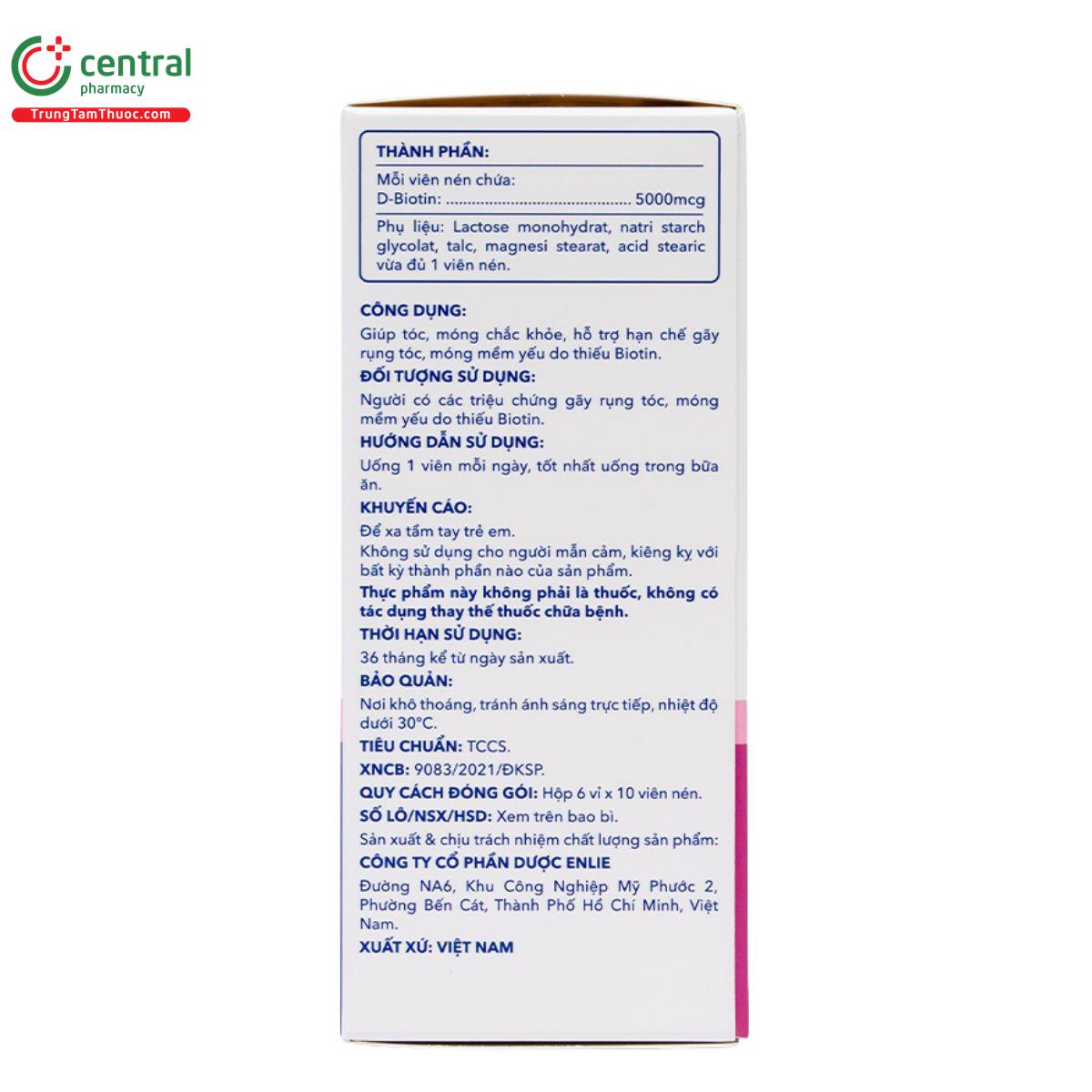 pharmacity super biotin 5000mcg 5 V8055