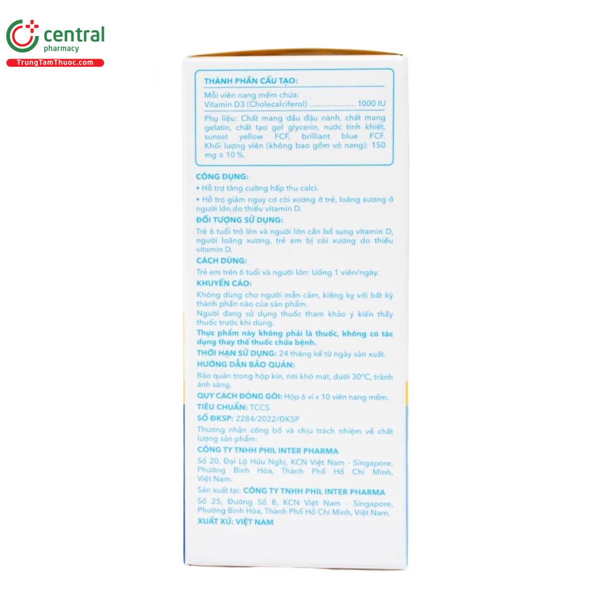 pharmacity vitamin d3 1000 iu 6 F2148