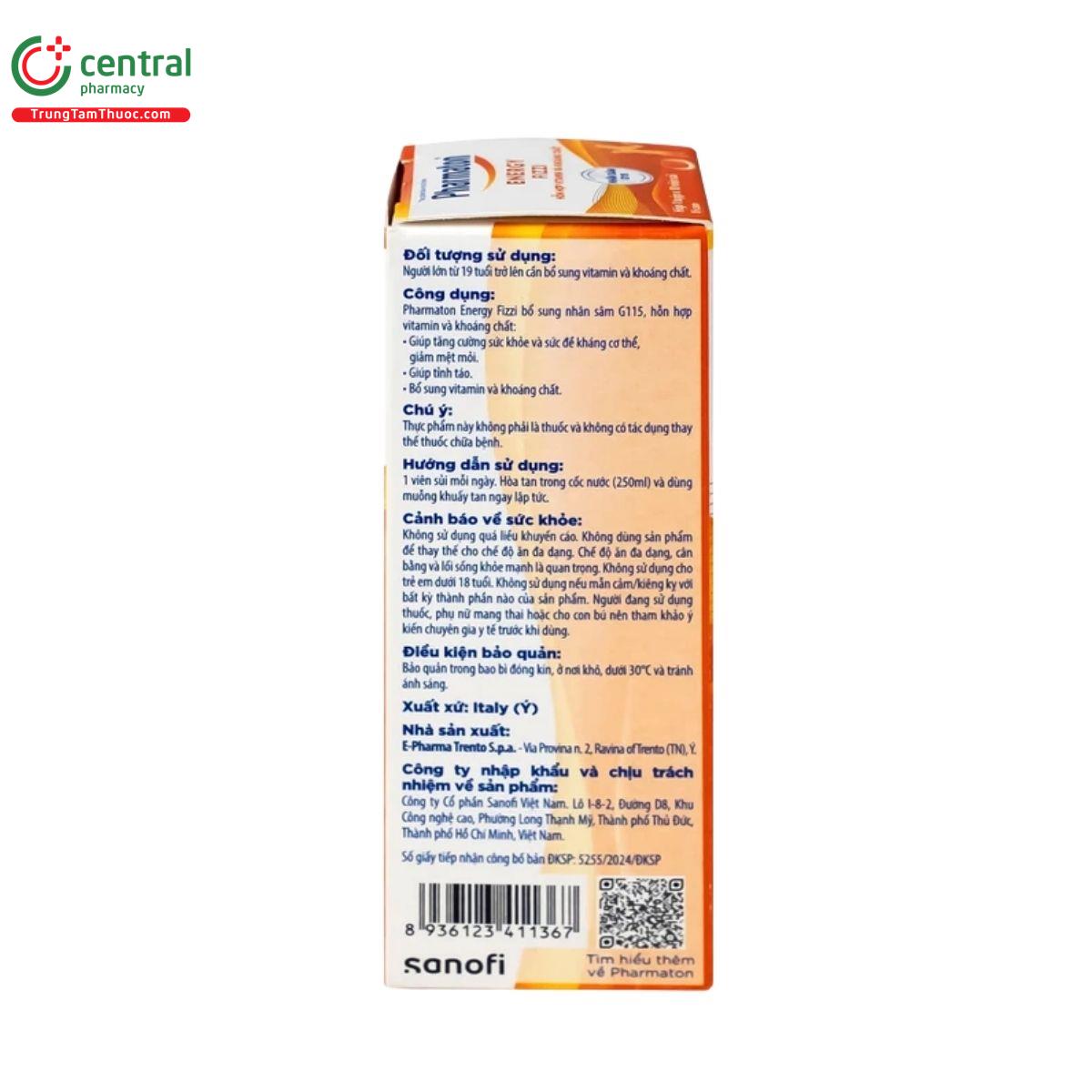 pharmaton energy fizzi 6 Q6365