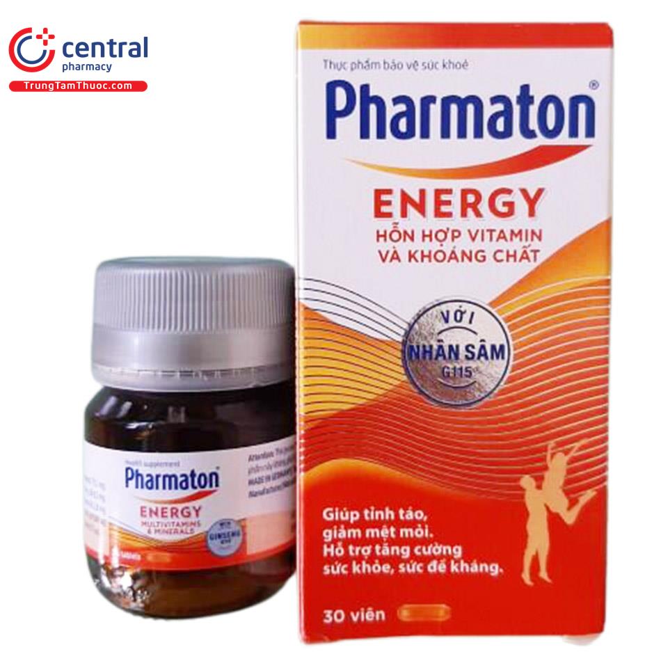 pharmaton energy multivitamins minerals with ginseng 7 M5664