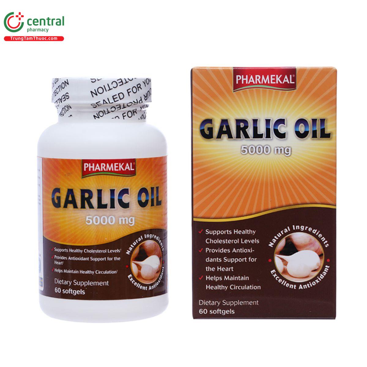 pharmekal garlic oil 5000mg 1 N5435